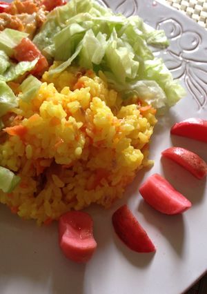 冷めてもしっとりサフランライス-レシピのメイン写真