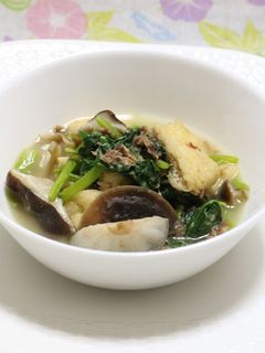 天然みつばの煮びたし-レシピのメイン写真