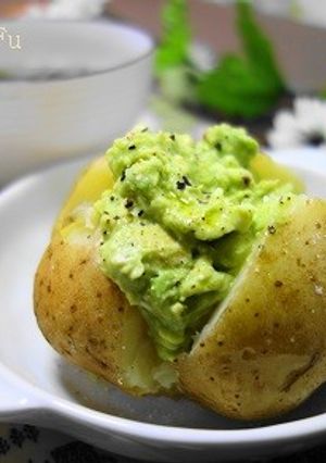 アボカドクリーム　オリーブオイルがけ-レシピのメイン写真