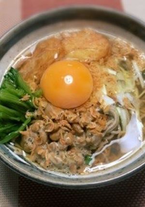 沖縄風ユカリロ日本蕎麦！梅干し生姜入り-レシピのメイン写真