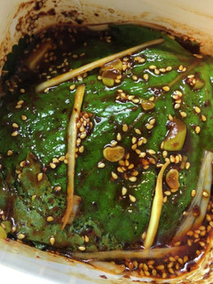 エゴマの葉辛味醤油漬け-レシピのメイン写真