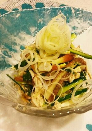 梅しそささみのヘルシーおつまみ♪-レシピのメイン写真