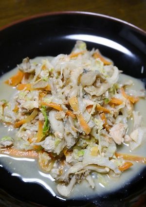 簡単！鮭の味噌マヨ炒め-レシピのメイン写真