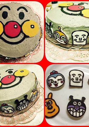 アンパンマンのケーキ-レシピのメイン写真