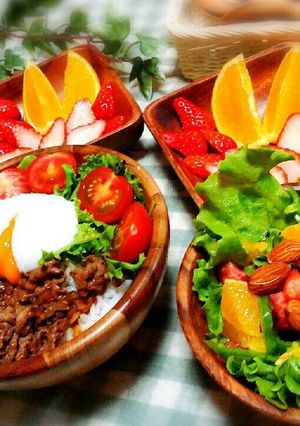 牛肉とニンニクのカフェ風丼-レシピのメイン写真