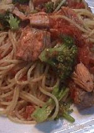 鱒とブロッコリーのパスタ-レシピのメイン写真