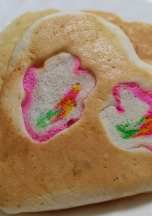 母の日＊花麩de可愛いミニ＊ホットケーキ-レシピのメイン写真
