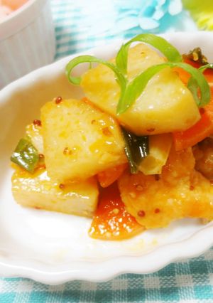 鶏胸肉と長芋のケッチャップマスタード炒め-レシピのメイン写真