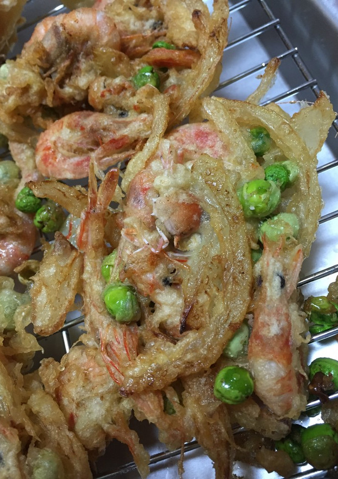 サクうま♡芝エビとウスイのかき揚げ-レシピのメイン写真
