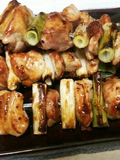 おうち居酒屋♡魚焼きグリルで☆焼き鳥☆-レシピのメイン写真