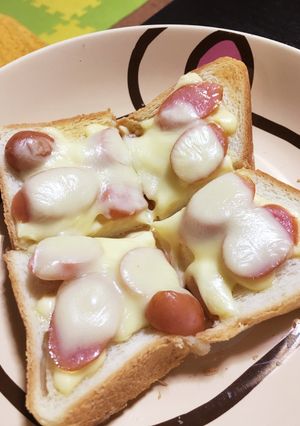子供が喜ぶ簡単トースト-レシピのメイン写真