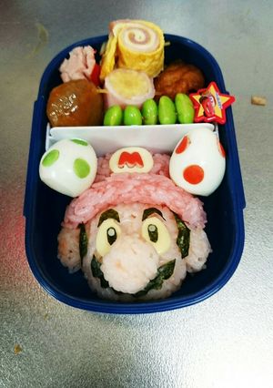 キャラ弁☆スーパーマリオ♪ヨッシーの玉子-レシピのメイン写真