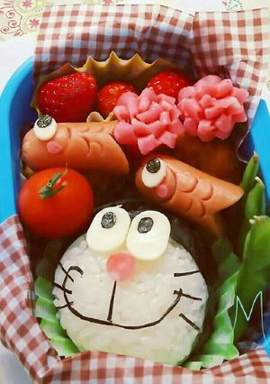 ドラえもんとこいのぼり こどもの日キャラ-レシピのメイン写真