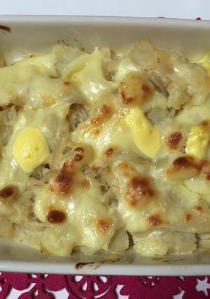 新玉ねぎ・じゃがいもの簡単グラタン-レシピのメイン写真