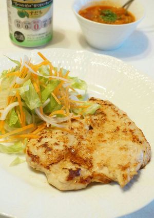 鶏むね肉の柔らか味噌焼き-レシピのメイン写真