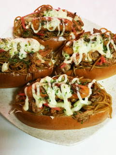 ソース焼きそば!ガッツリごてもりドッグ☆-レシピのメイン写真