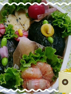 女子高生 お弁当⑤海老チリマヨあえ-レシピのメイン写真