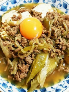 ご飯がすすむ!ひき肉豆腐-レシピのメイン写真