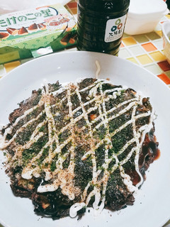 玉ねぎの葉っぱのお好み焼き-レシピのメイン写真