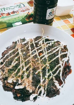 玉ねぎの葉っぱのお好み焼き-レシピのメイン写真