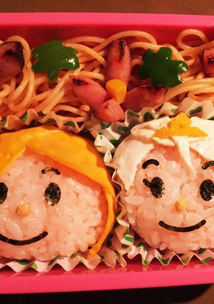 アナ雪ツムツム☆簡単キャラ弁ディズニー☆-レシピのメイン写真