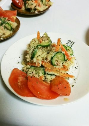 さっぱりおつまみノンオイル♡ポテサラ♡-レシピのメイン写真