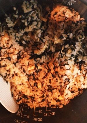【主食】ひじきとお揚げの炊き込みごはん-レシピのメイン写真
