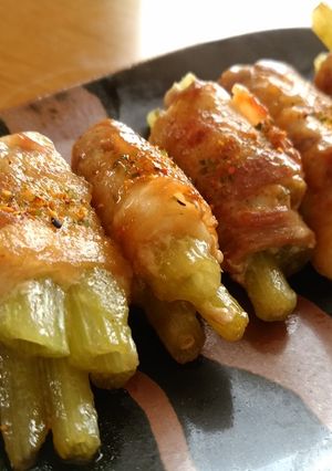 春の味を楽しもう！フキの豚バラ巻！-レシピのメイン写真