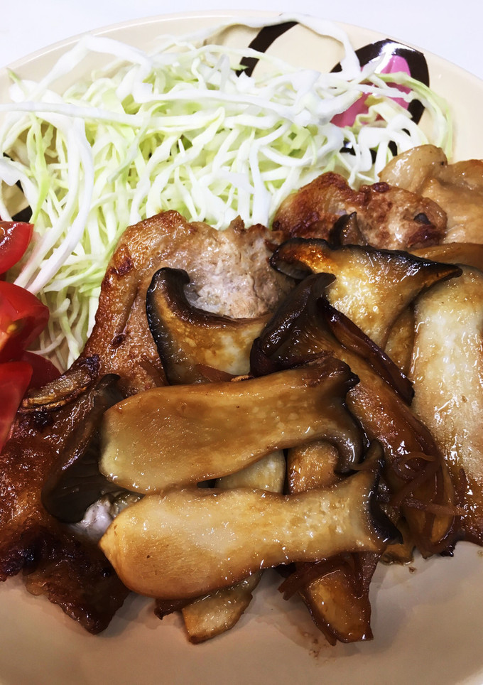 豚の生姜焼きエリンギ増し増し【ダイエット-レシピのメイン写真