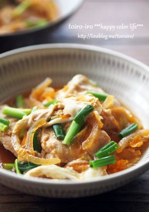 しっとりむね肉でヘルシーな親子煮-レシピのメイン写真