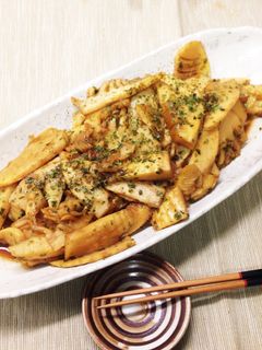 筍の甘辛ガーリック炒め-レシピのメイン写真
