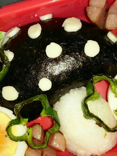 キャラ弁 ☆きのこ♪のりVer お弁当に-レシピのメイン写真