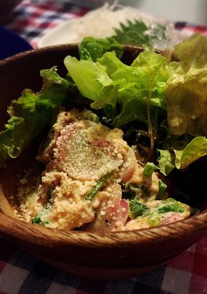 新鮮小カブの胡麻まみれサラダ-レシピのメイン写真