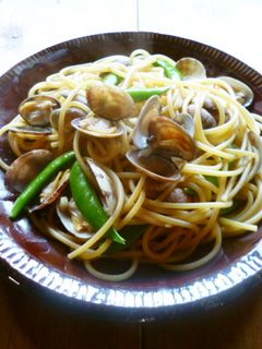 アサリの酒蒸し☆ガリバタパスタ♪-レシピのメイン写真