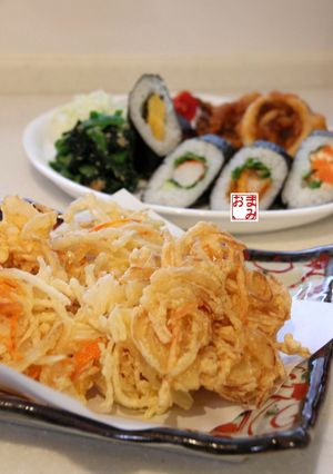 人参と新玉のかき揚げ-レシピのメイン写真
