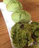 コストコパンケーキミックスで抹茶マフィン