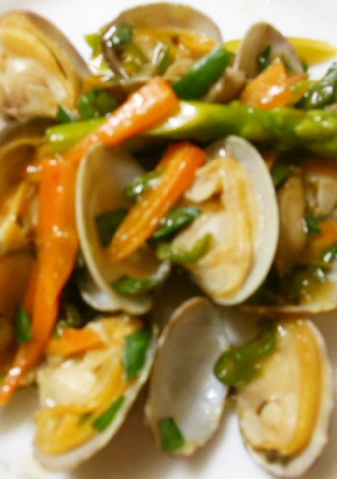 あさりの野菜あんかけ 超簡単 by 食彩七 【クックパッド】 簡単おいしいみんなのレシピが392万品