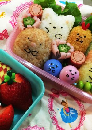 すみっコぐらし キャラ弁 お弁当 遠足-レシピのメイン写真