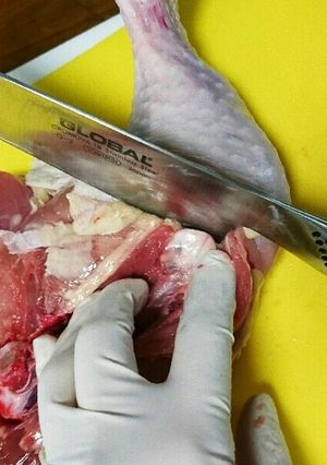 簡単肉屋さん鶏足捌き方-レシピのメイン写真