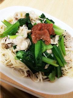 夏にぴったり!さっぱり冷しゃぶ麺-レシピのメイン写真