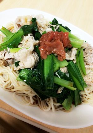 夏にぴったり！さっぱり冷しゃぶ麺-レシピのメイン写真