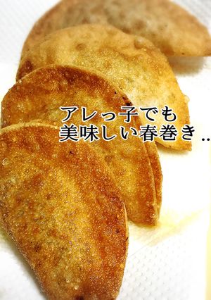 簡単♡アレっ子でも美味しい春巻き…風。-レシピのメイン写真