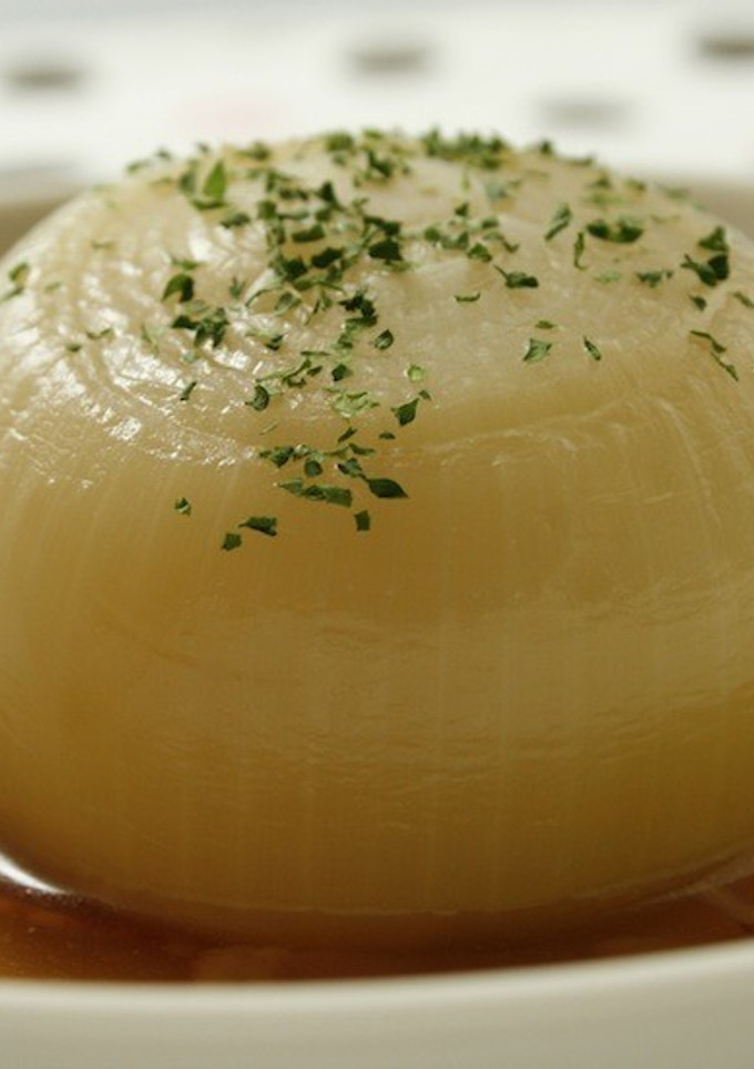 丸ごと新玉ねぎの煮物-レシピのメイン写真