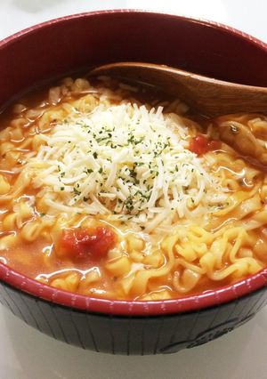 クラシコ＆マルちゃん☆トマトカレーうどん-レシピのメイン写真