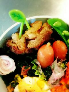 お弁当にも!豚こま蓮根入りから揚げ-レシピのメイン写真