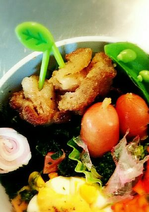 お弁当にも！豚こま蓮根入りから揚げ-レシピのメイン写真