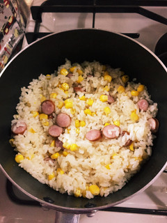 【主食】お鍋でかんたんピラフ-レシピのメイン写真