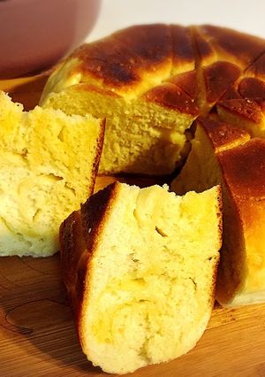 塩バターパンをルクルーゼで焼こう♪-レシピのメイン写真