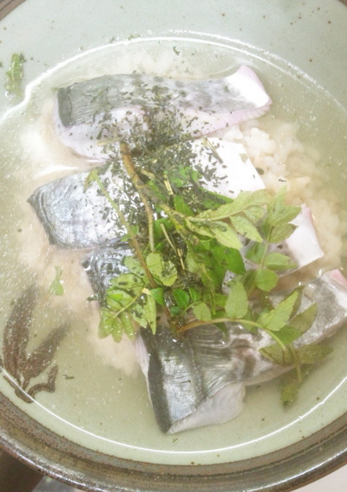 さわら（魚）のきずし　梅風味、木の芽和え-レシピのメイン写真