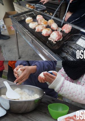 OSC 肉巻きおにぎり キャンプ ＢＢＱ-レシピのメイン写真
